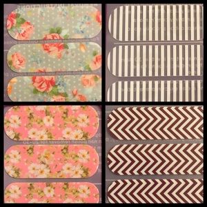 4 Sheets of Jamberry Nail Wraps